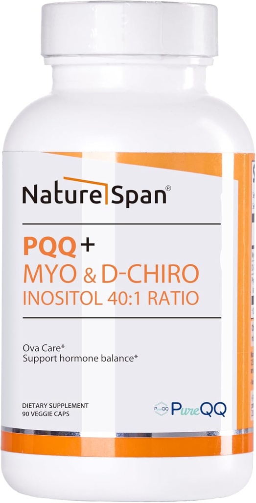 Premium Inositol, PQQ + Inositol & Chiral Inositol 40: 1 Rasio, 90 Caps