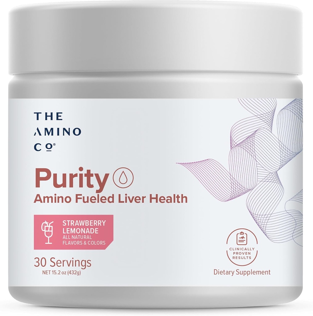 The Amino CO. Kemurnian - Tambahan Dukungan Hati dengan Estial Amino Acids untuk Cleanse Detox Liver Liver