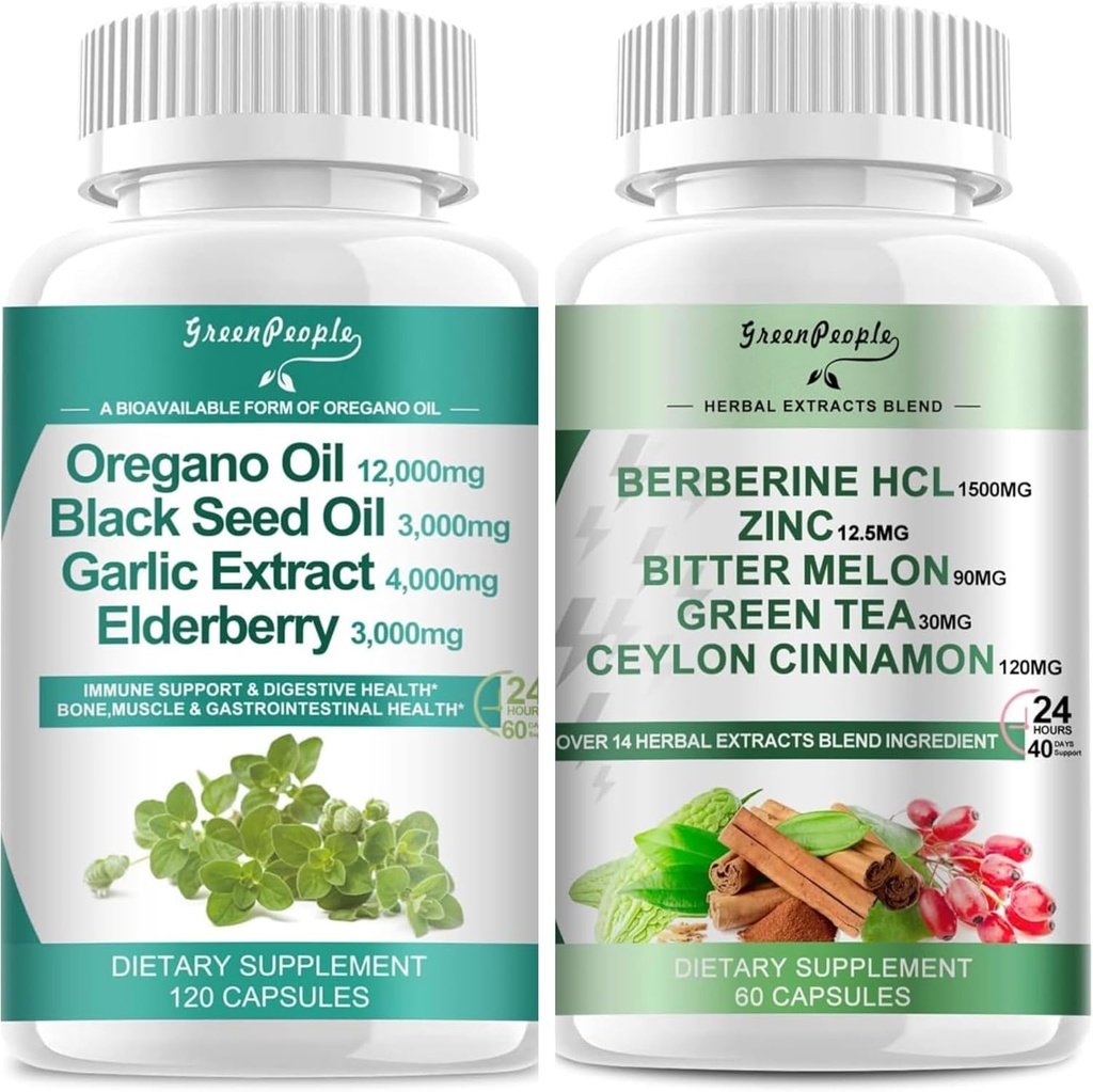Greenpeople Oregano Oil & Berberine Capsules