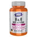 NOW Foods Sports Nutition, R & R Rest and Repair, Recovery *, Promotes Restful Sleep *, Preserve Lean Mass, Reduces Post-Soreness *, Vegan, NGMO, 90 Veg Capsules