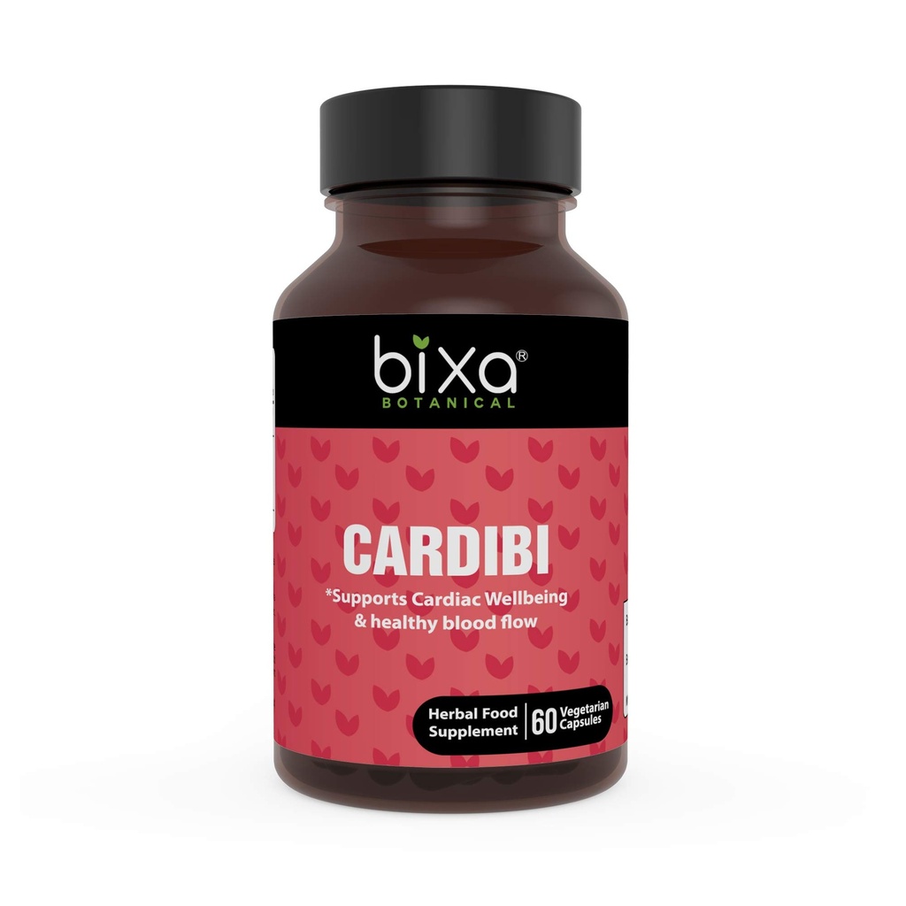 Ayurvedic Natural Herbal Supplement CARDIBI Capsules Pure Auttic Premium Quality 60 Veg Capsules (450mg) (dengan Arjuna, Guggul, Punarnava, Trikatu Powder dan Garlic Extract)