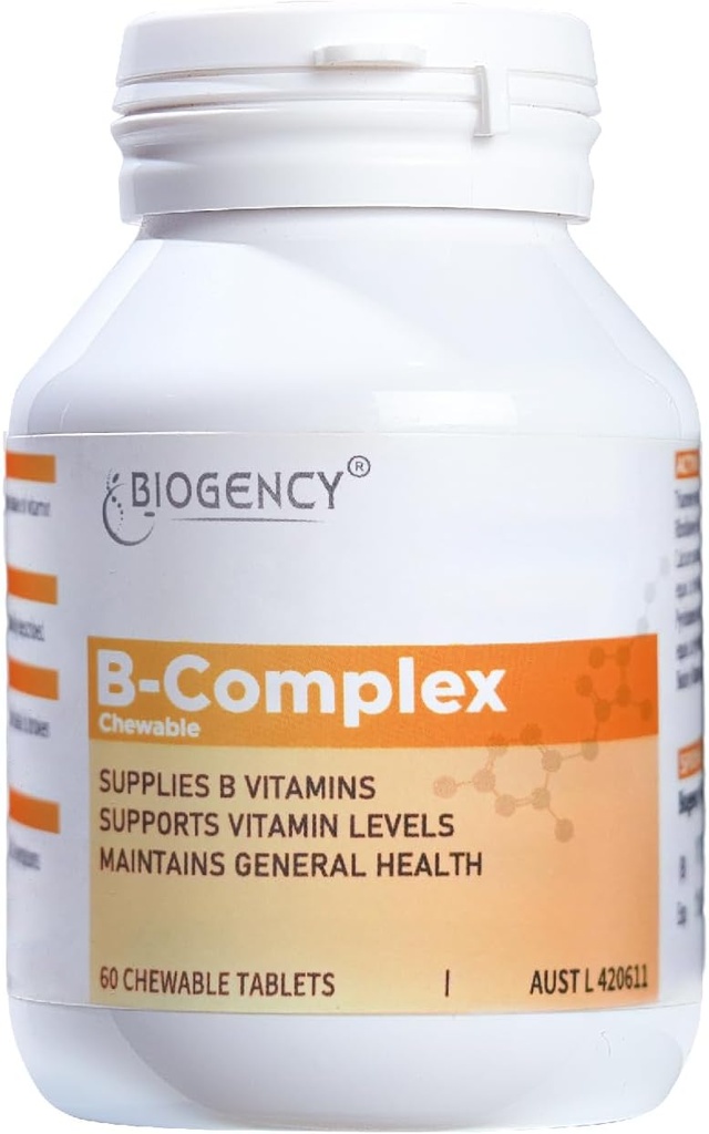 B-Complex Dietary Supplement - Berisi Semua B Vitamin Termasuk B12, B1, B2, B5, B6, B7, Acid Folic untuk Dukungan Energi Enhancement Reliunity, 1 Paket 60