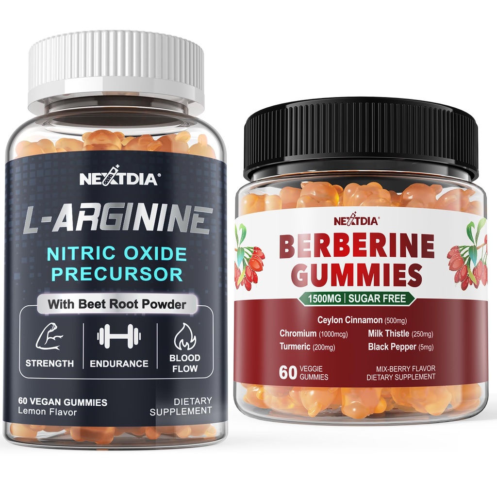 L arginnine Gummies + Berberine Tambahan 1500mg
