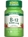 Nature 's Truth B12 Vitamin 6000 mcg 124; Methylcobalamin 124; 36 Tablet 134; Fast Dissolve Natural Berry Flavor 124; Vegan, Non-GMO & Gluten Free