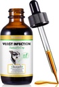 Perawatan Infeksi Terkhinat untuk Anjing, Pendukung Alami Anjing Penahan, Pengobatan Infeksi Telinga, Bantuan Allergy Anjing, Bantuan Inflammasi & Lebih (1pcs)