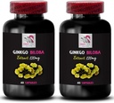 Ginkgo antioxidant Formula - Ginkgo BILOBA Extract - Herbal Extract Benefits, Ginkgo biloba antioxidant Supplement, Botanical antioxidant Extract, Natural Herbal Extract 2 Bottles 120 Capsules