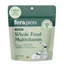 Fera Pets Whole Food Multivitamin Cat & Dog Food Topper with Propoles, Antioxidants, & Estimate Dog Vitamin & Mintrients - Nutrients from Fruits, Vegetable, & Organ Meats - 3.7 oz
