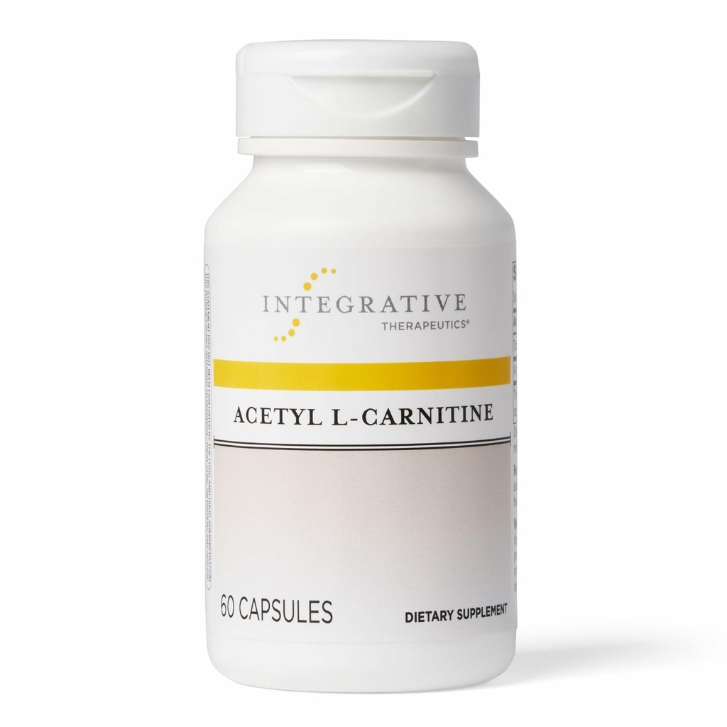 Intergrative Therapeutics Acetyl L- Carnitine - Supports Healthy Energy Production * - Dukung Fungsi Sel Nerve * - Vegan, Gluten- Free & Dairy- Free - 60 Capsules (30 Pelayan)