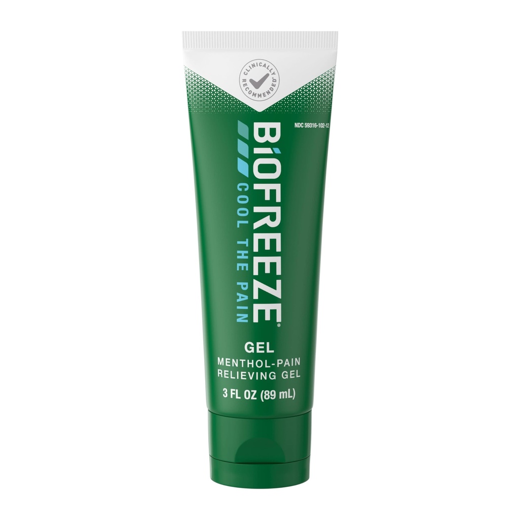Biofreeze Pain Relief Gel, Arthritis Pain Reliver, Knee & Lock Back Pain Relief, Sore Muscle Relief, Neck Pain Relief, FSA Elignightly, 3 FL OZ Biofreeze Menthol Gel