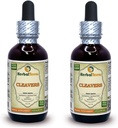 CIeavers (Galium Aparine) Tincture, Organik Dried Advanve- Ground Parts Liquid Extract (Nama Merek: HerbalTerra, Proughtly Made in USA) 2x2 F.oz (2x60 ml)