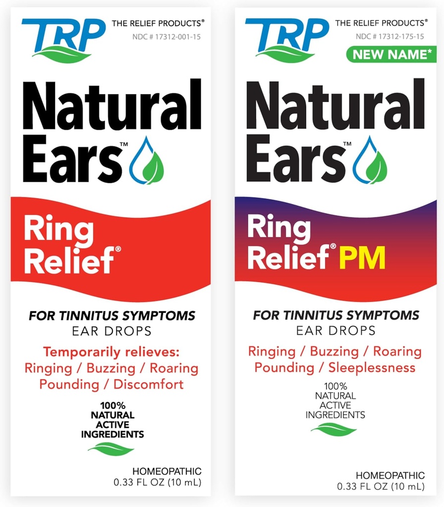 The Relief Product Ring Relief Ear Drops for Day and Night Relief
