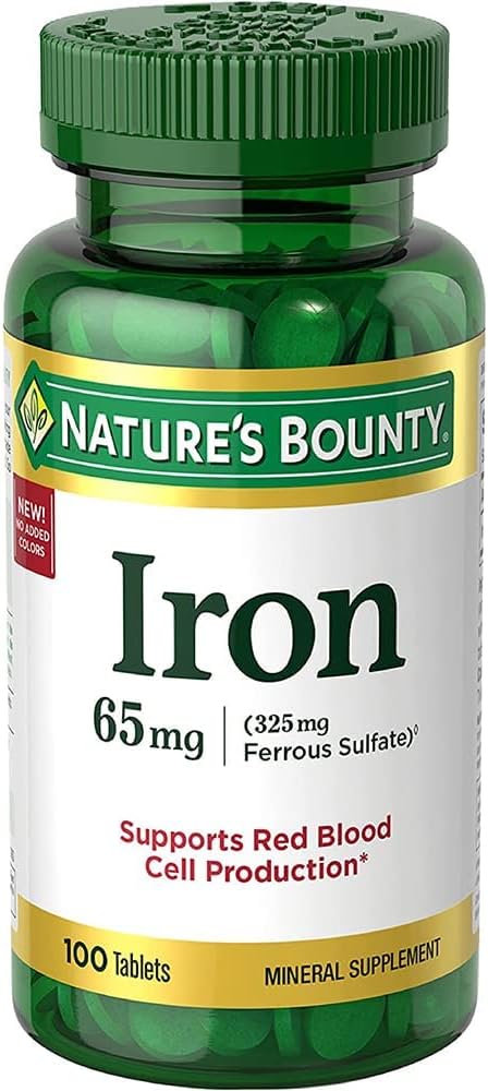 Besi 65mg, 325 mg Ferrous Sulfate, 100 tablet,...