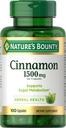Nature 's Bounty Cinsules Kapsul, Suplemen Herbal, Support Sugar Metabolisme, 1500 mg, 100 Kapsul