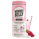 Wonderbelly Antax, Effective Heartburn dan Instant Acid Intervention Intervention Intervention, Extra Power Chewable Tablets, 1000 mg Calcium Carbonate, No Talc or Dye, Strawberry Milkshake, 60 Count