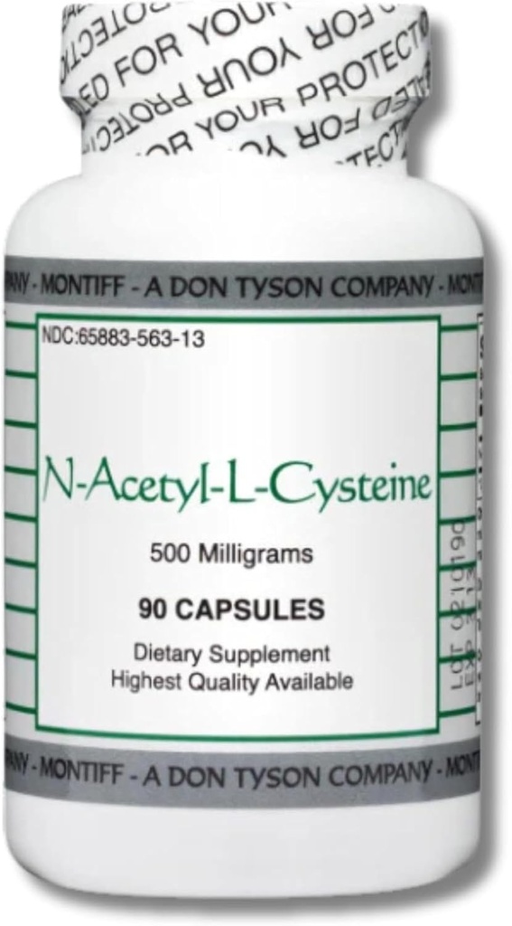 MindEyes N- Acetyl- L- Cysteine NAC 500mg Suplemen (90 Capsules), White