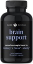Tambahan Dukungan Otak - Natural Memory and Focus Supplement with Lion Mane, Ginkgo Biloba, Basopa Monnieri & Ashwagandha Root - Natural Nootropics & Brain Booster 124; 60 Kapsul