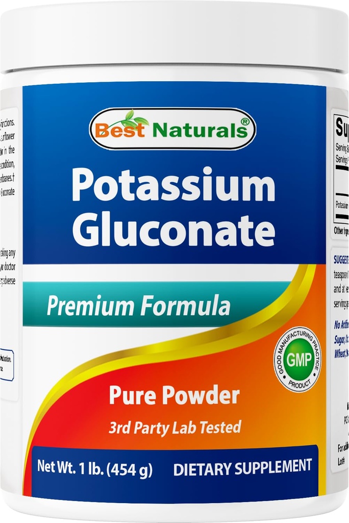 Terbaik Potassium Gluconate 1lb Powder (1 LB (Paket 1)))
