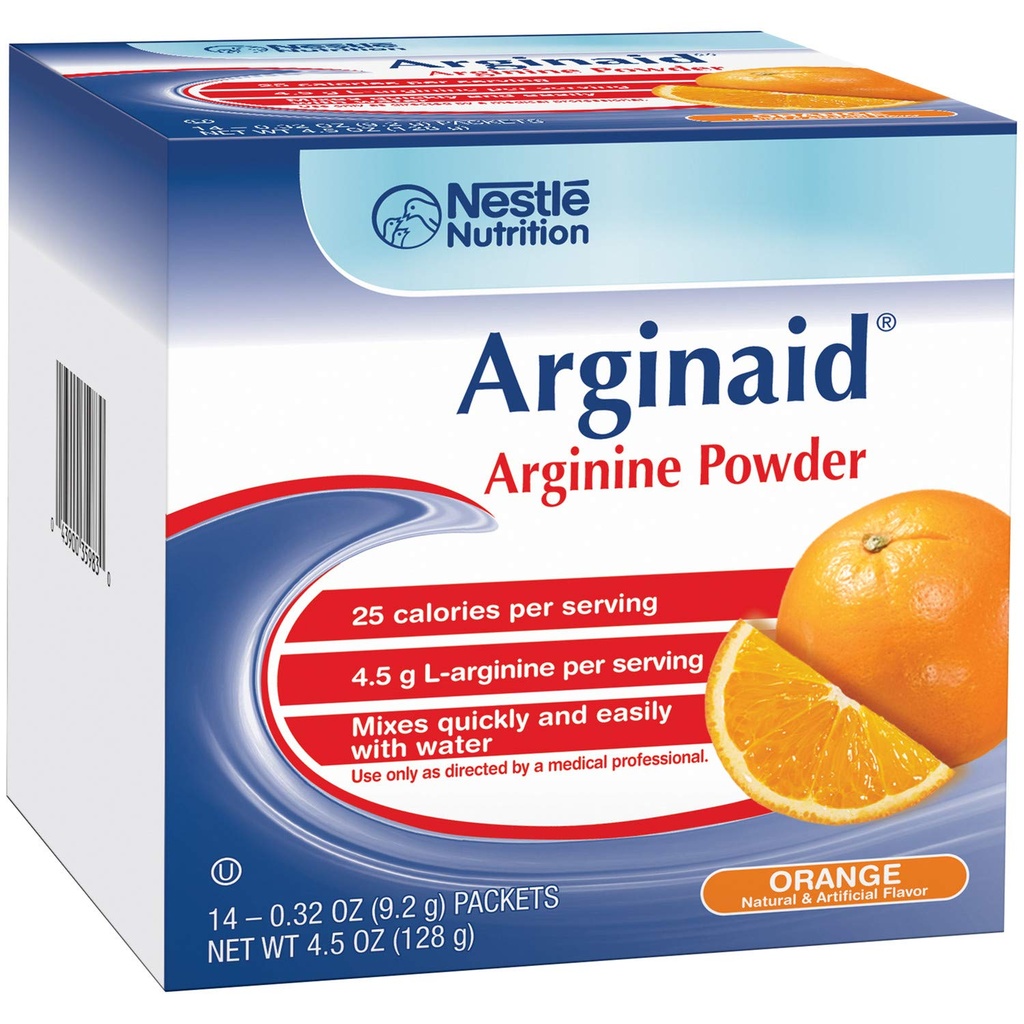 Novartis Nutrection Arginaid - Orange (kotak paket 14 9.2g)