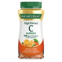 Nature 's Bounty Vitamin C Gummies 700mg, Potency Tinggi Vatamin C Chewable Gummies untuk Dewasa, Imune Dukungan Suplemen, Diet Supplemen, Orange Flavor, 60 Ct