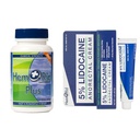 HemLed Plus & Lidocaine Cream Bundle: Comprehensive Care for Heembehoid Discomfort, Crafted in The USA