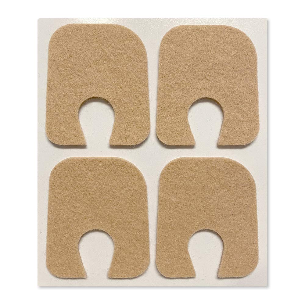 Aetna Foot Products - Adhesive Feel U- Shaped Callus or Toe Pads, Pack of 100, 1 / 8 "Thick