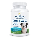 Narals Nordic Omega-3 Pet, Unhafeared - 90 Soft Gels - 320 mg Omega-3 Per Soft Gel - Fish Oil for Dogs with EPA & DHA - Promopes Heart, Skin, Coat, & Imune Health