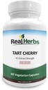 Real Herbs Tart Cherry 4: 1 Extract 1000mg - 60 Vegetarian Capsules