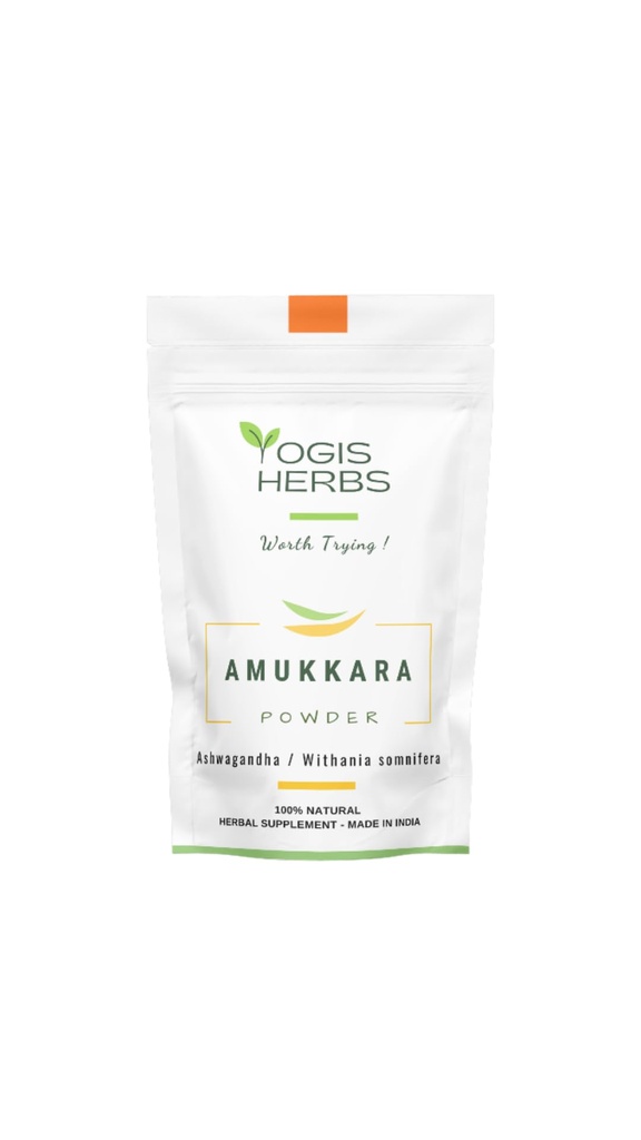 Amukkara bedak HERIS HERBS (Wittania Somnifera) - Powder Root Aswaganda 1Lb Segar & Pure