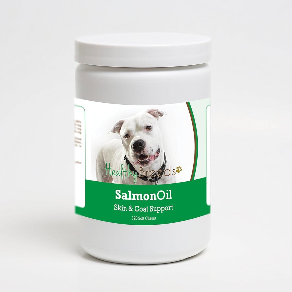 Sehat Breeds Pit Bull Salmon Oil Soft Chews 120 Count