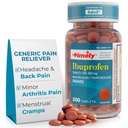 TIME- CAP LABS, INC. Tite Ibuprofen 200 mg 200 Tablet - (NSAID) Pain Relief Pills for Headache, Menstrual Pain, Tooth Aches, Muscle Pain, Arthritis Pain, Body Aches