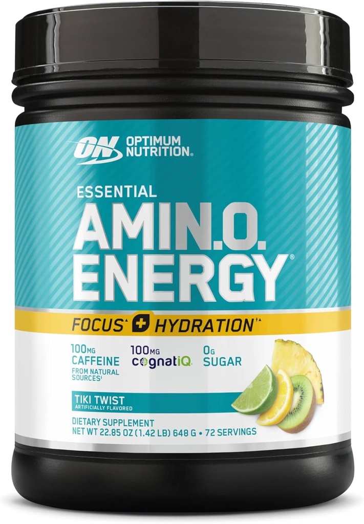 Optimum Nutrection Enimino Energy Focus + Hydration, Tiki Twist, 72 Servis