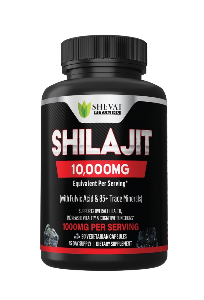 Shilajit Capsules 22000mg dan 85 + Trace Mineces for Energy & Ammune Shilajit for Men & Women Non-GMO Shilajit Pill for Men, Made in USA (Packing May Vary)