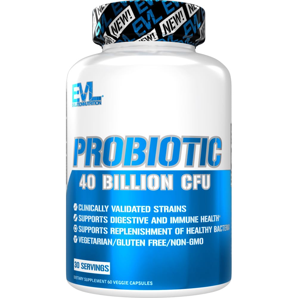 Probilisasi Nutletion - 40 Milyar CFU - Support Digetical + Ammune Health - Probiotic Supplement for Men & Women - Vegetarian, Gluten Free & Non-GMO - 30 Servis - 60 Veggie Capsules