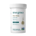 True Grace One Daily Probiotic - 60 Vegetarian Capsules - 90 Milyar CFU - Gut, Digetical & Imune Health Support Blend with Prebiotic Fiber - Gluten & Soy Free - 60 Servings