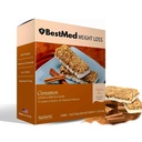 BestMed - Bar Nutrection Protein Tinggi - Lower-Carb, 15g Protein, Low Sugar, Low Calorie, Meal Replacement Bar (Cinnamon, 1 Box - 7 Count)