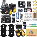 ELEGOO UNO R3 Smart Robot Car Kit V4 untuk Arduino Robotics untuk Anak-anak Ages 8-12-16 SSEM Science Kits Coding Gifts for 8 9 10 11 12 13 14 16 Year Boys Teens Cool Engineering Building Toys