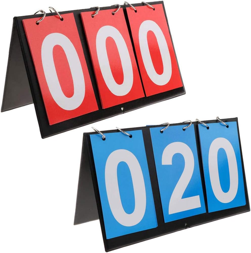 Tabel Portabel APORO Top Scoreboard Flipper, Skor Olahraga Multi Flip eboard