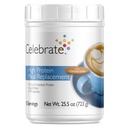 Merayakan penggantian Vitamin High Protein, Shake, 27 g Protein Powder, 6 g of Fiber, Untuk Pasien Bedah Post- Bariatric, Caramel Latte, 15 porsi