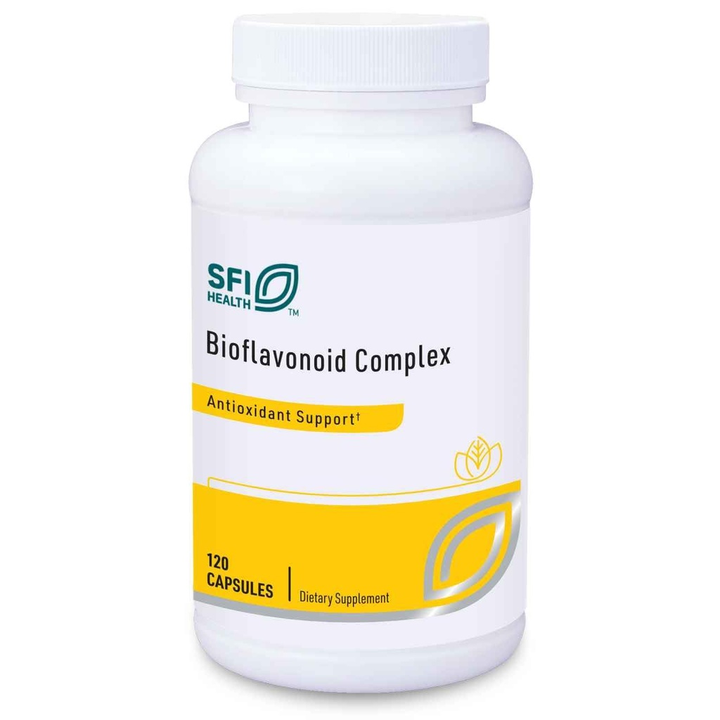 Klaire Labs SFI Health Bioflavonoid Complex - Imune, Cardiovascular & Antioksidant Supplemen dengan Citrus Bioflavonoid, Quercetin & Rutin (120 Capsules)