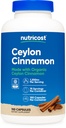 Cinnamon Organik Nutricost (Ceylon Cinnamon) 1.200mg Serving, 150 Kapsul - Gluten Bebas, Non-GMO