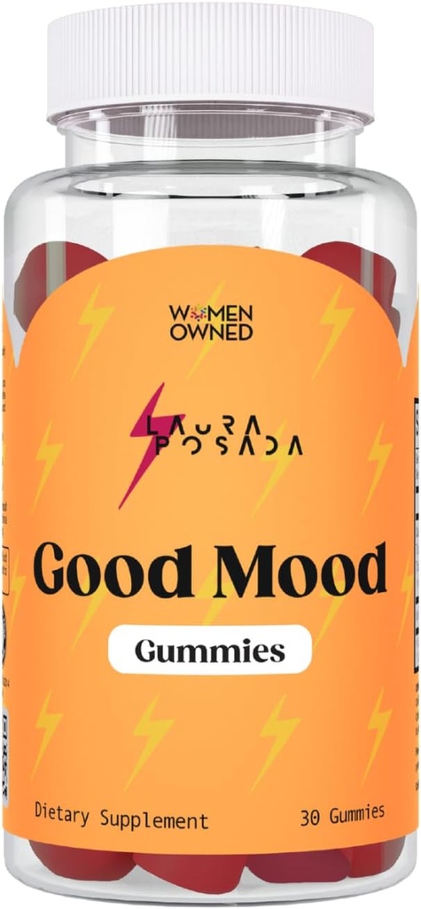 Laura Posada Mood Dukung Gummies Saffron Tambahan 30 Cacah 100% Natural 124; Tidak ada Hormones atau Chemicals 124; Cruelty Free A124; Perempuan Memiliki Perusahaan 124; Gluten Bebas 124; dibuat di Amerika Serikat