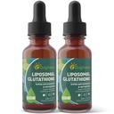 Lipomal Glutathione, Superior Absorpsi, Glutathione Superial Superial Supite Supplication Suquid Glutathione Suption Suite, Antioksidant, Liver Detox, Imune Enhancer, Soy- Free, Non-GMO, Vegan & Gluten Fre, 4 F.oz, 1500 mg
