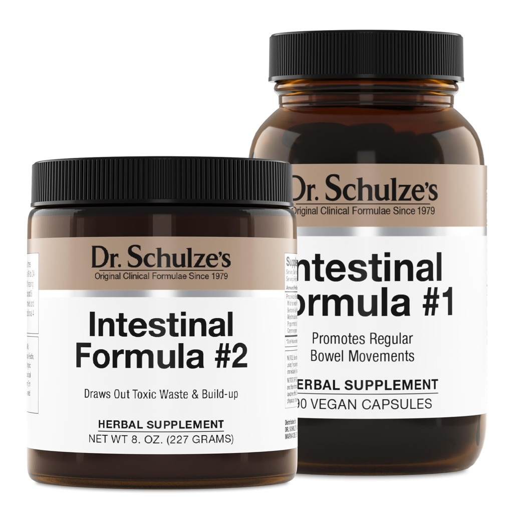 Formula # 2 (8 Ounces) dan Formula Instinal # 1 Kapsul (90 Kapsul) - Persediaan Organik Herbal