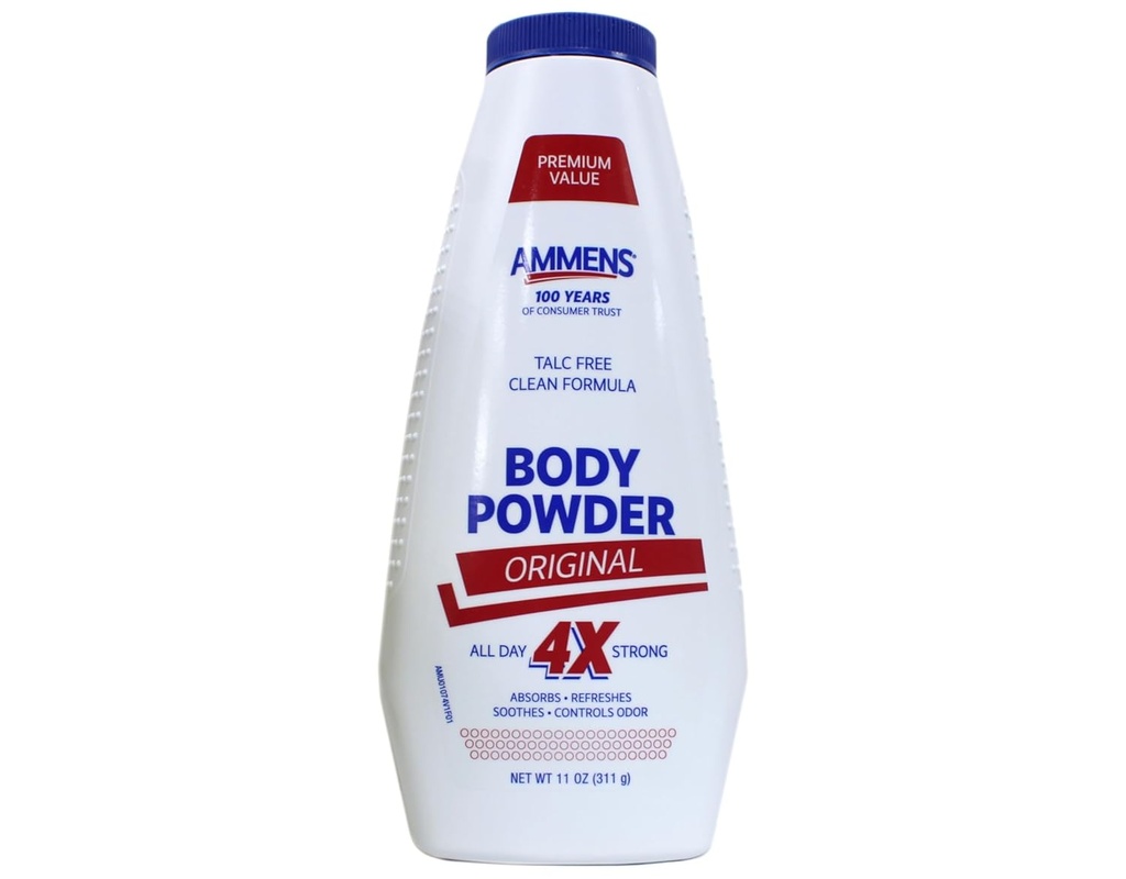Amunisi Bubuk obat asli, Tanpa Talc Formula, 11 Ounces