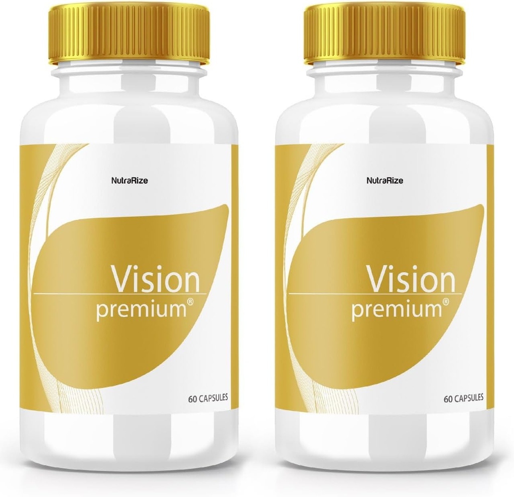 (2 Paket) Vision Premium, Premium Eye Supplement, Vision Premium to Improve Concentration and Focus, Vision Premium Allls-Natural Pill for Heally Eyes, VisionPremium Review (120 Capsules)
