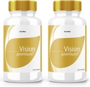 (2 Paket) Vision Premium, Premium Eye Supplement, Vision Premium to Improve Concentration and Focus, Vision Premium Allls-Natural Pill for Heally Eyes, VisionPremium Review (120 Capsules)