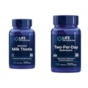 Ekstensi Hidup Tingkat lanjut Susu Thistle 120 Softgels dan Dua-Dua Hari Tinggi Potency Multi- Vitamin & Mineral 120 Tablets Bundle