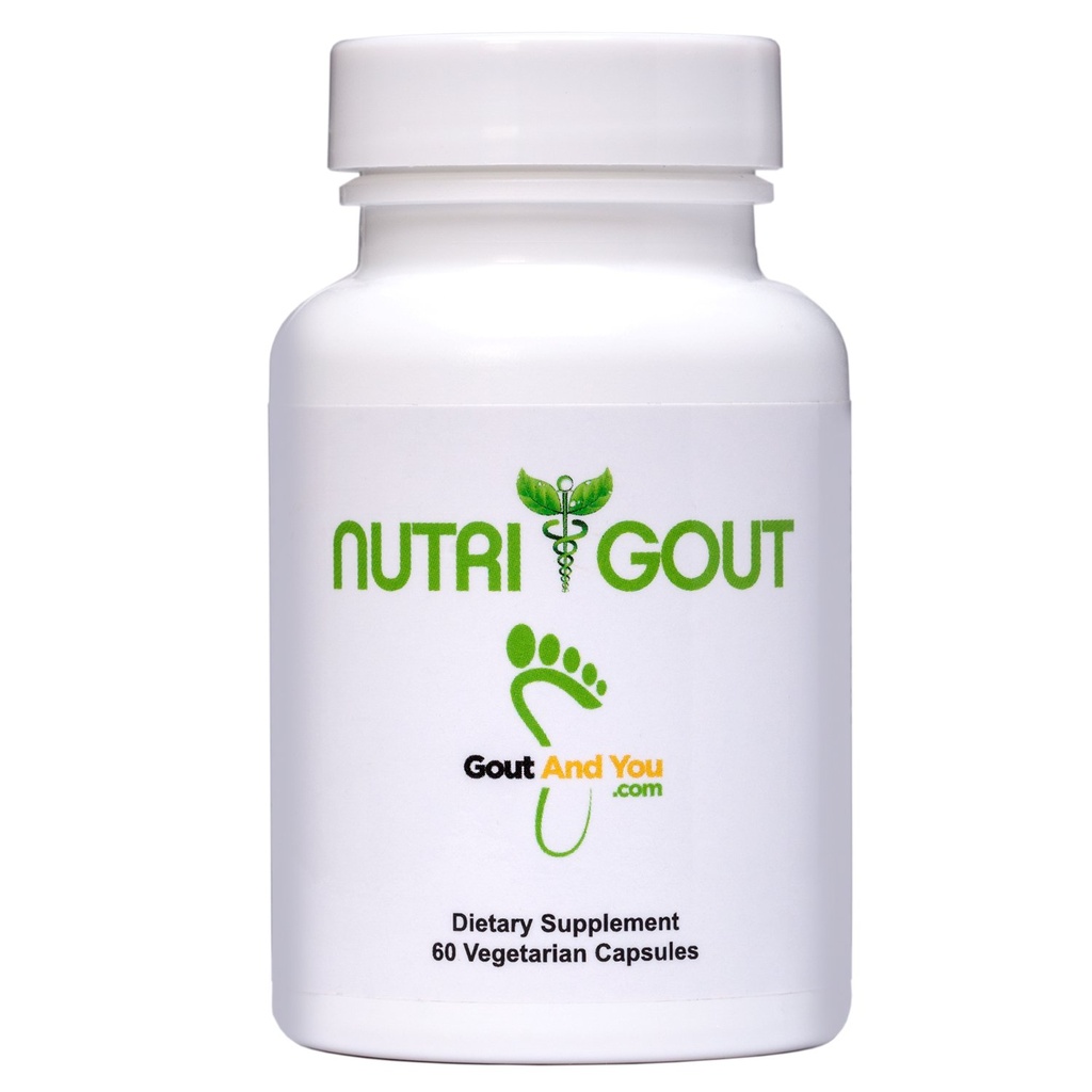 NutriGout Uric Acid Cleanse Suplemen w / Turmeric, Celery Benih, Bromelain, Milk Thistle, Dandelion dan Chanca Piedra, 60 Vegetarian Capsules dari 500 mg