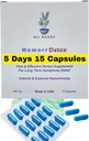 -5-Hari 15 Kapsul, Quast & Long- Term Relief, Natual Herbs Formula Remedy, Root Alamat Menyebabkan Hebrihoids.