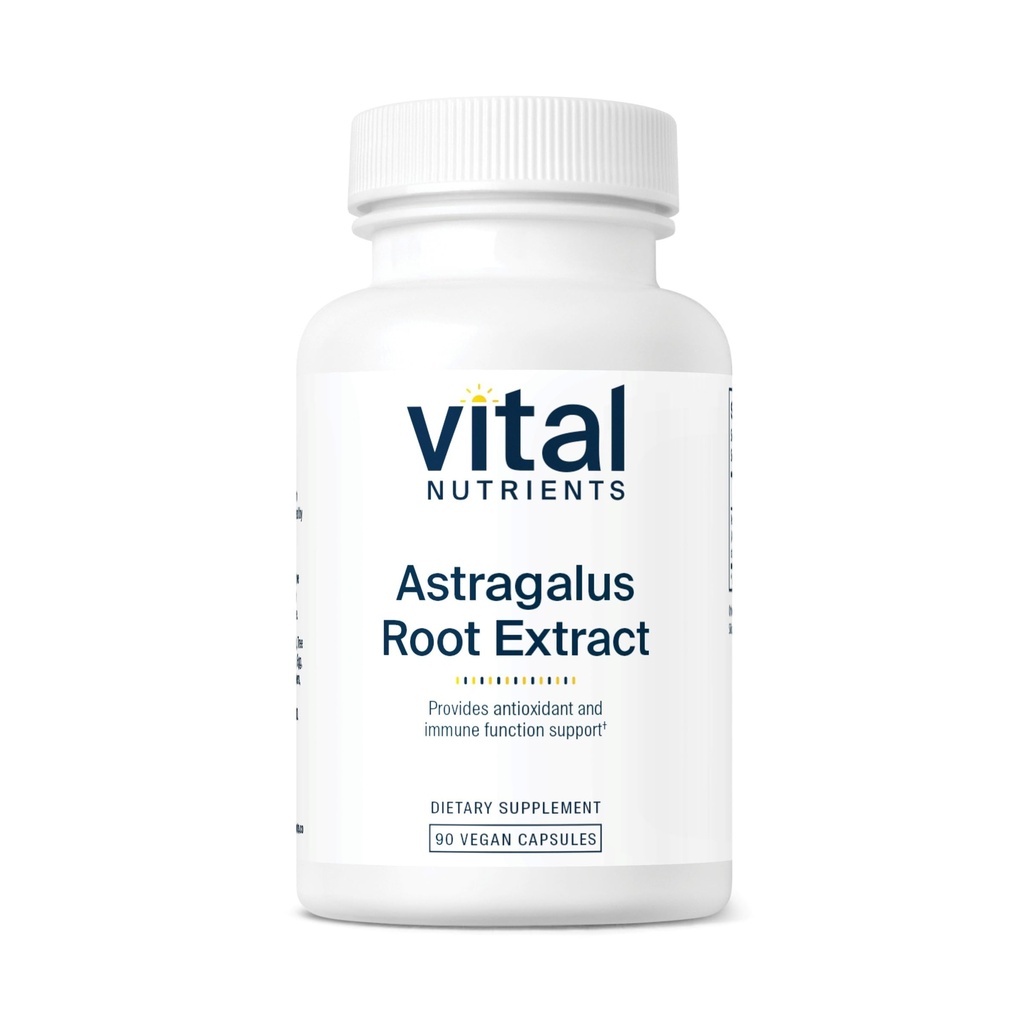 Nutrients Vital - Astragallus Root Extract - Vegan Formula - Herbal Dukungan untuk The Immune System - 90 Vegetarian Capsules per Botol - 300 mg